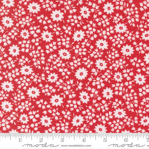 30's Playtime Scarlet Flowers