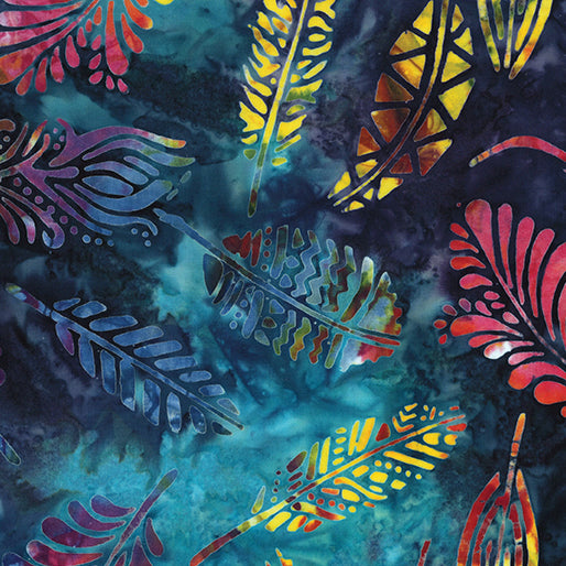 9252-55 Feather Indigo/Multi