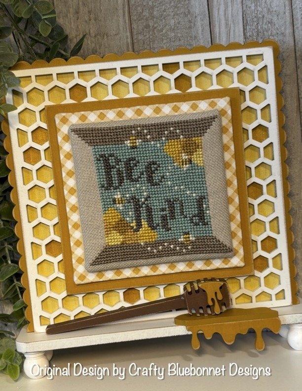 Bee Kind Spool - Cross Stitch Kit