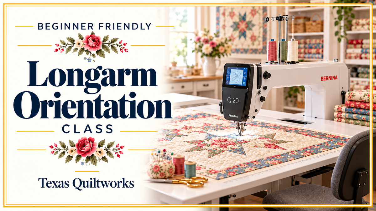 Longarm Machine Orientation