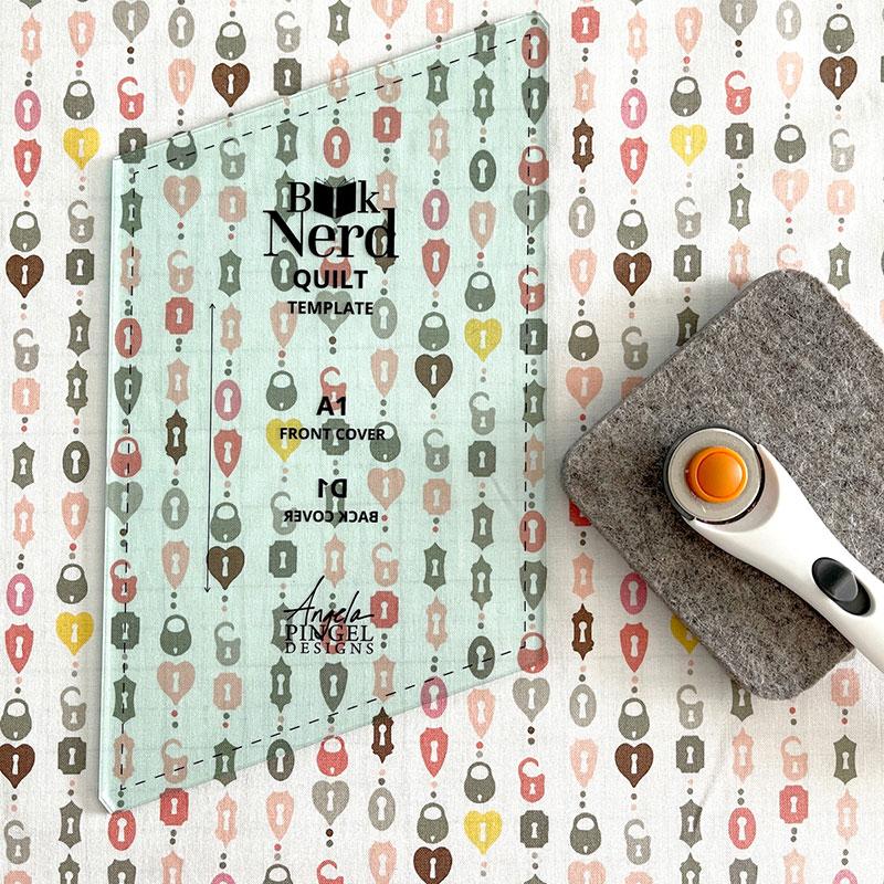 Book Nerd Quilt Template - Cover Only