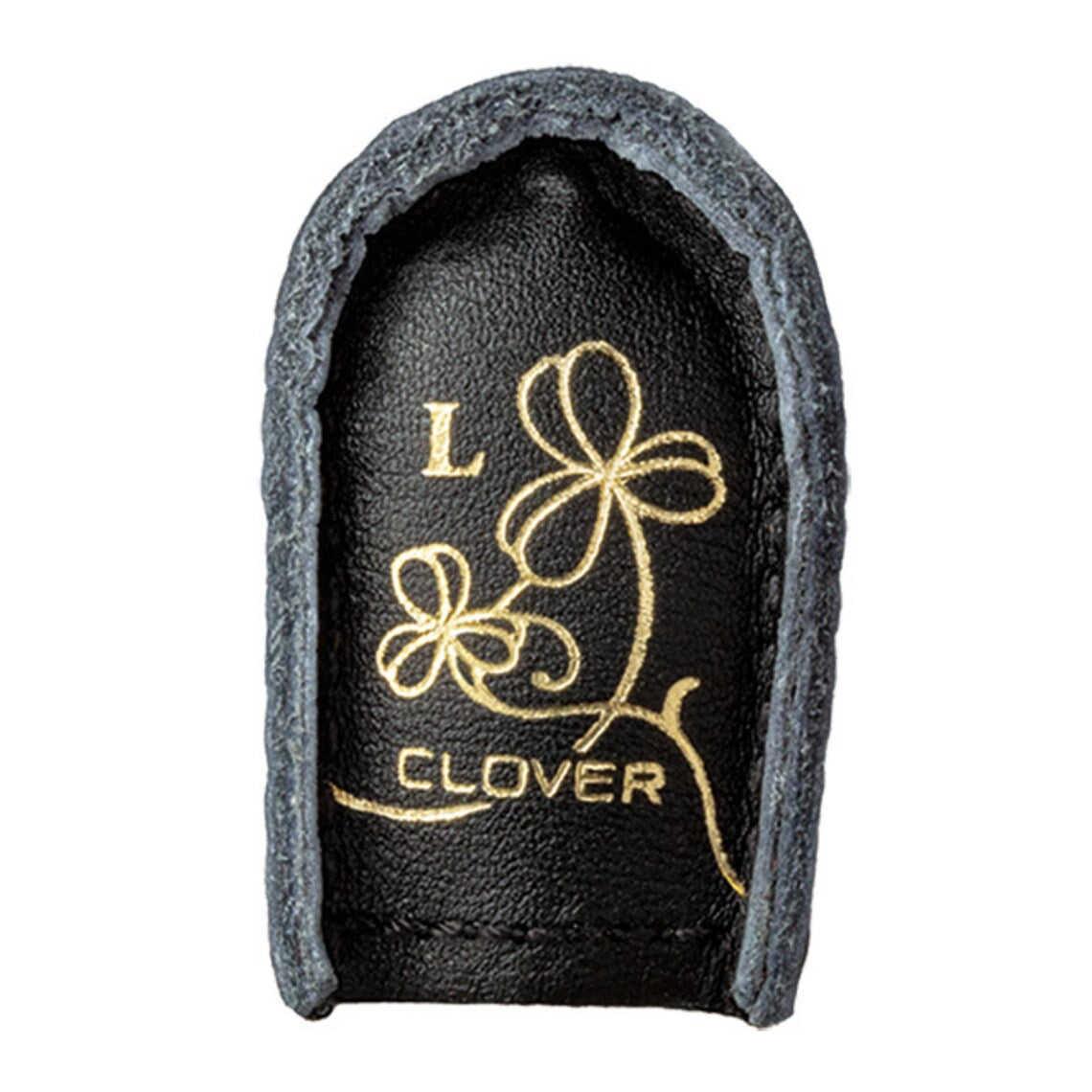 Clover Black Leather Thimbles