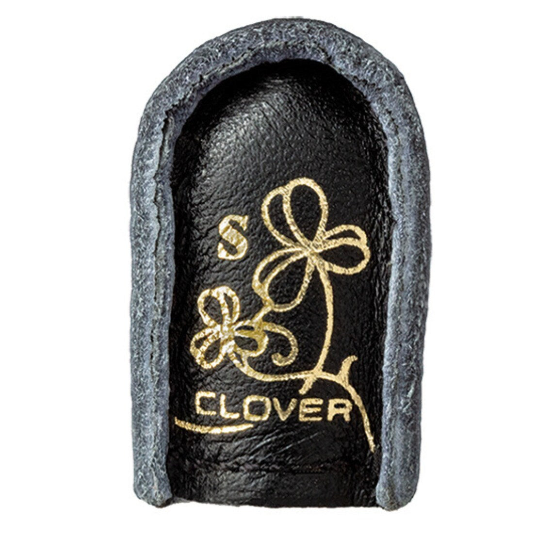 Clover Black Leather Thimbles