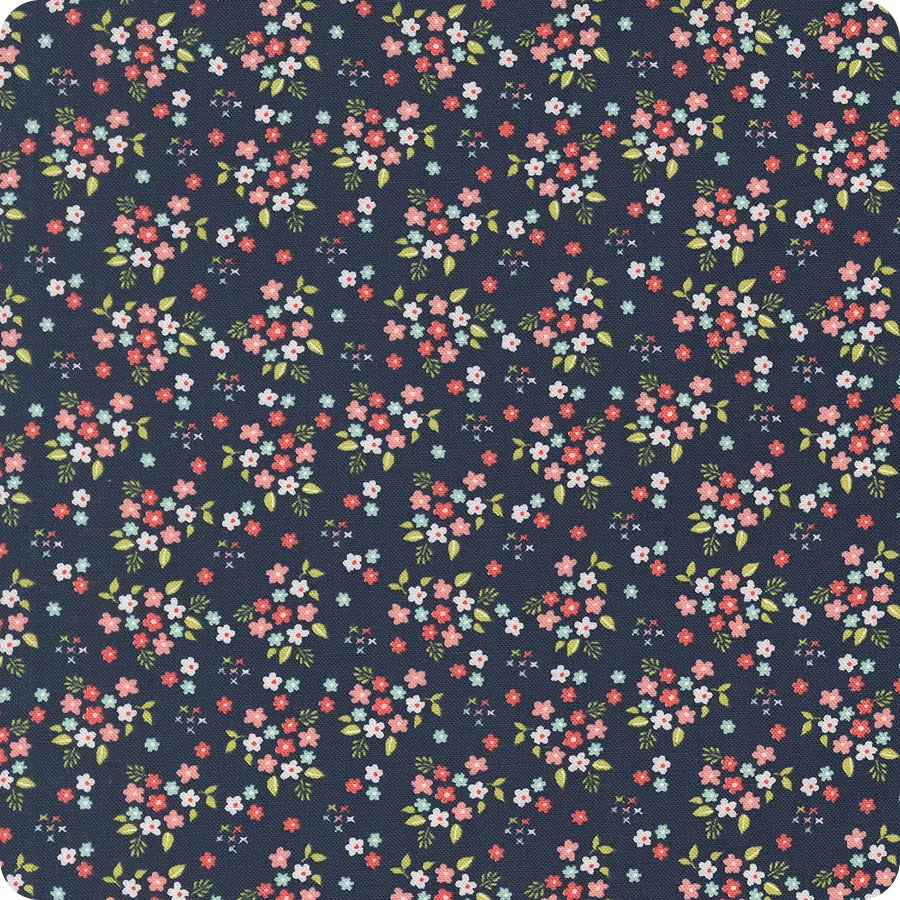 Delightfully Yours Navy Posie