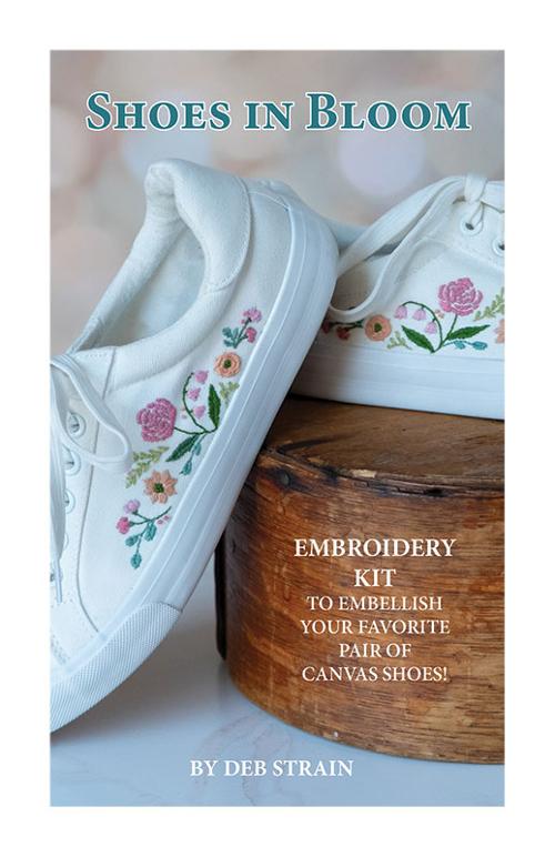 Embroidery Kit - Shoes In Bloom