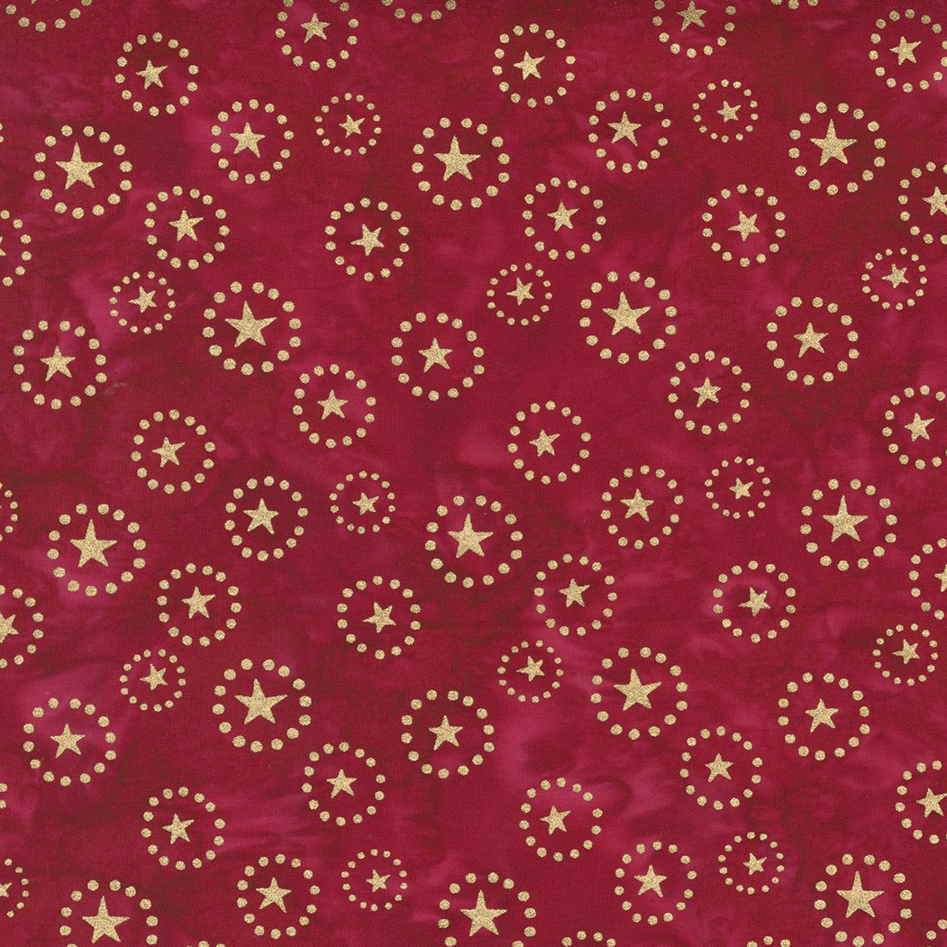 Felicity Metallic Red Batik