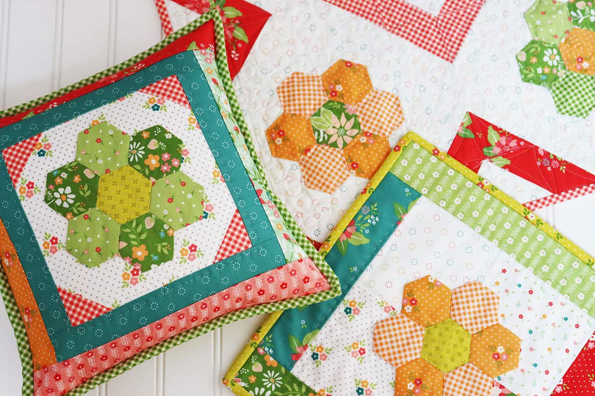 Flower Garden Medley Quilt Pattern