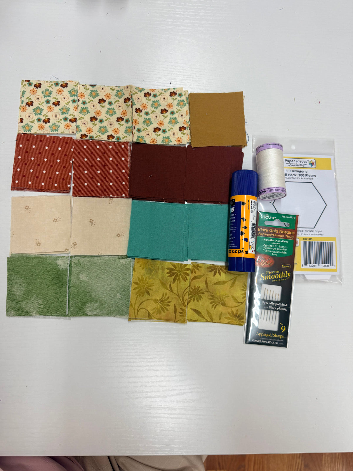 English Paper Piecing (Cozy Vibes) Starter Kit