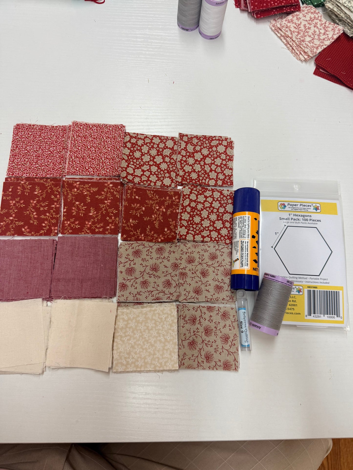 English Paper Piecing (Rosewood Cottage) Starter Kit