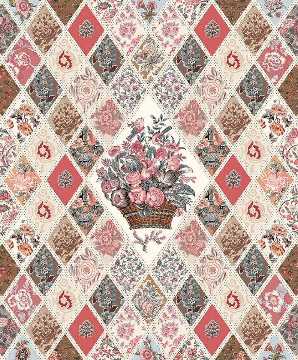 Jane Austen At Home Diamond Panel