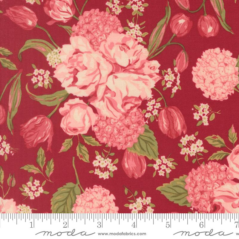 Je Taime - Scarlet Love Garden Florals