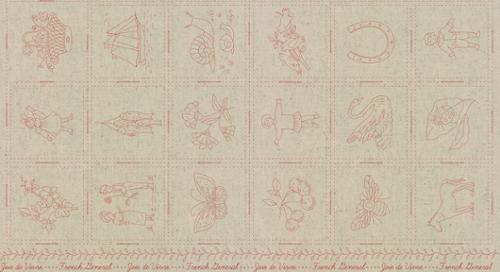 Joie De Vivre - Broderie Panel - French General