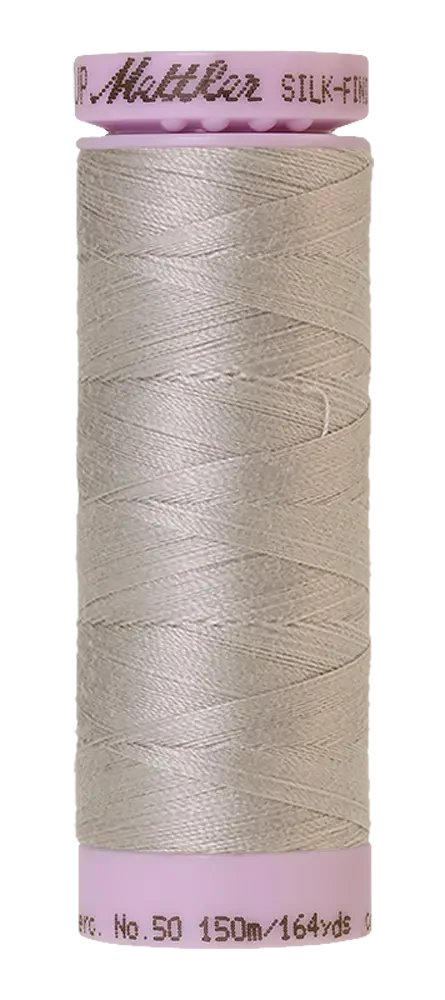 Mettler - Ash Mist - 100% Cotton Silk Finish Thread