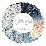 Sacre Bleu Fat Quarter Bundle French General for Moda Fabrics