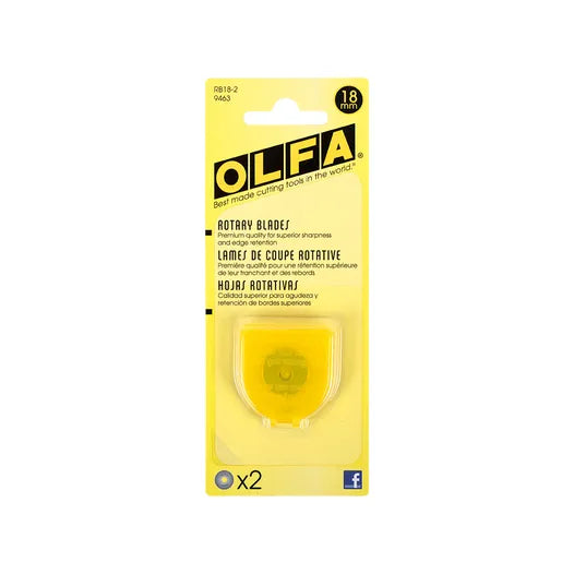 OLFA - Rotary Blade Replacement - 18MM (2pc)