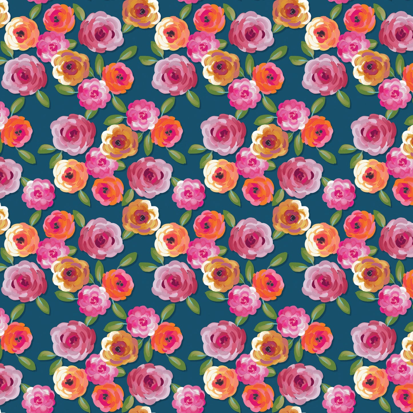 Poppies & Plumes - Floral Oxford