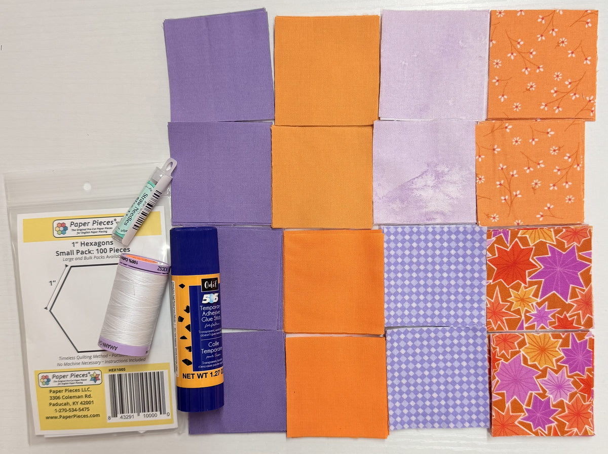 English Paper Piecing (Autumn Blooms) Starter Kit