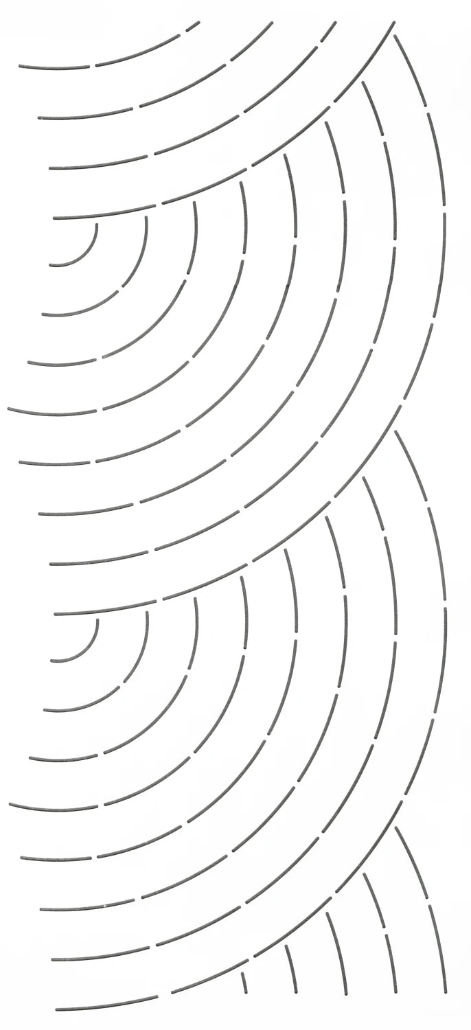 Quilt Stencil Bishop's Fan