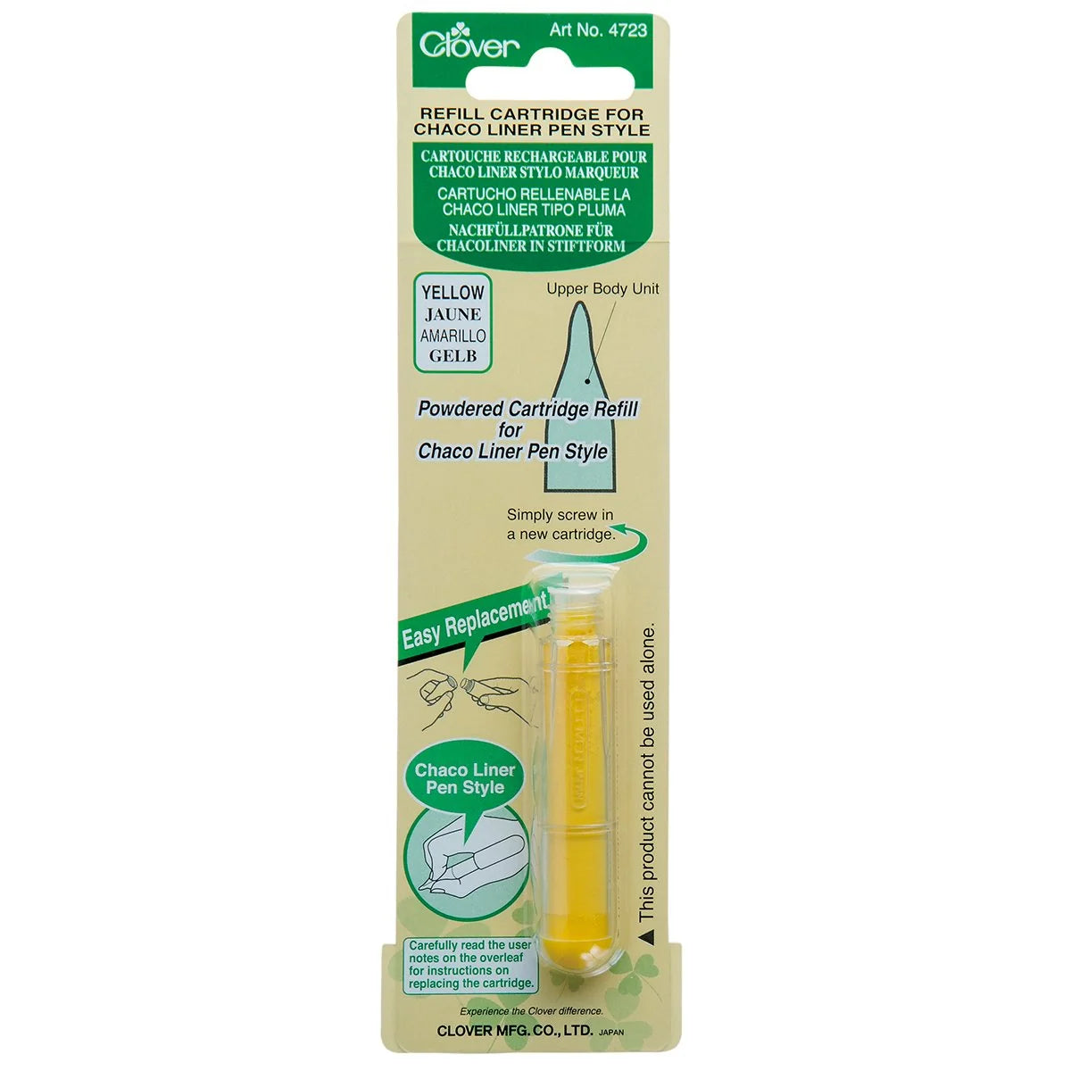 Clover Refill Cartridge for Chaco Liner Pen Style