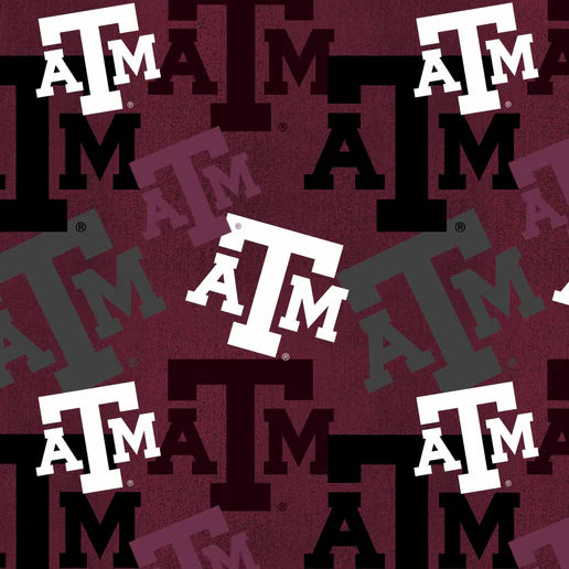 TEXAS A&M UNIVERSITY-Letters-100% Cotton-TAM1372