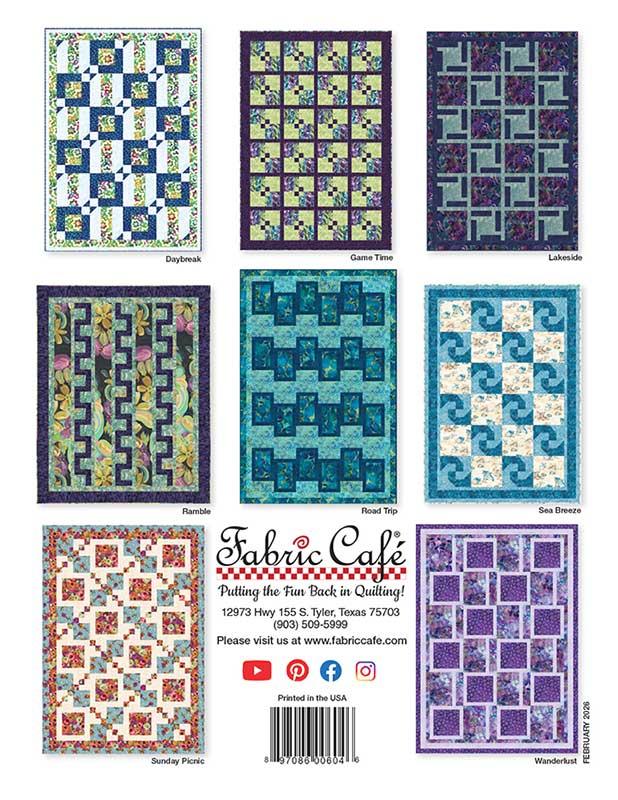 Weekend 3-Yard Quilts by Fabric Cafe