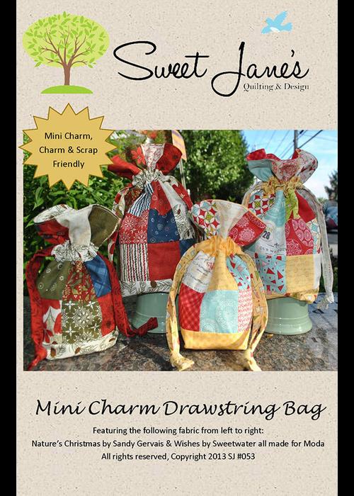 Mini Charm Drawstring Bag Pattern