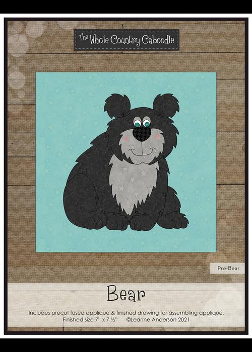 Bear Precut Fused Applique Pack
