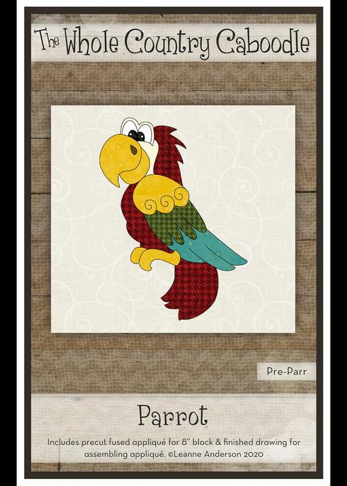 Parrot Precut Fused Applique Pack
