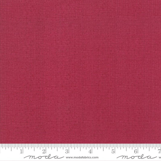 108" Wideback Thatched Cranberry