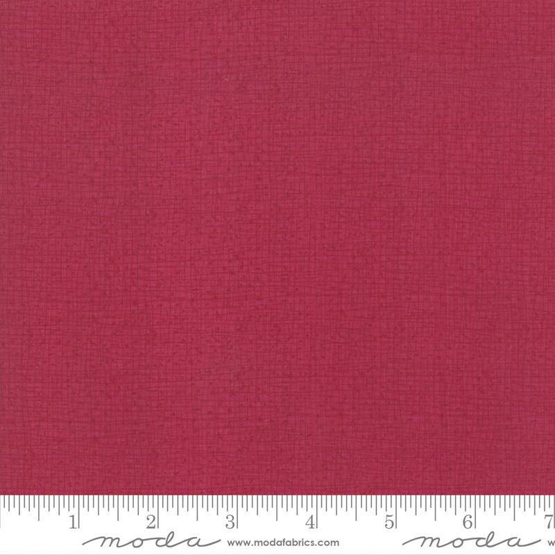 108" Wideback Thatched Cranberry