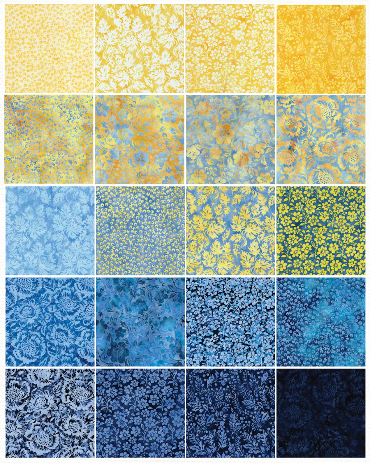 Countryside Charm Batiks 2.5" Strip Pie