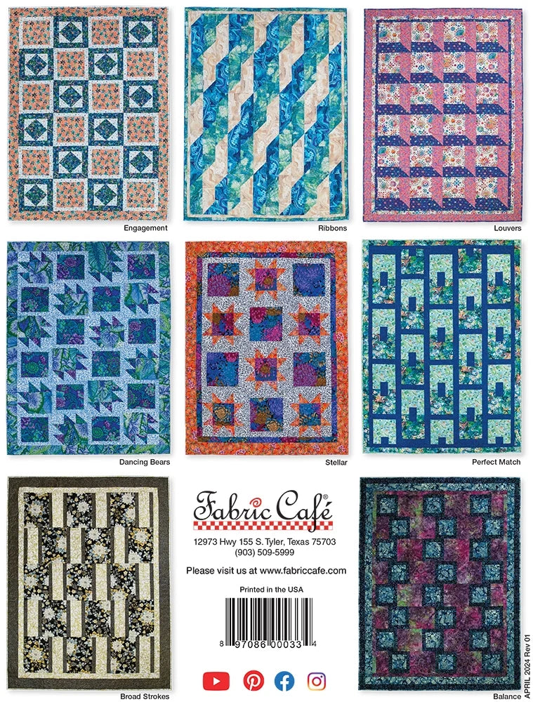 3-Yard Quilts on the Double by Fabric Cafe