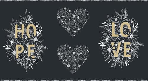 Gilded Metallic Panel Gold
