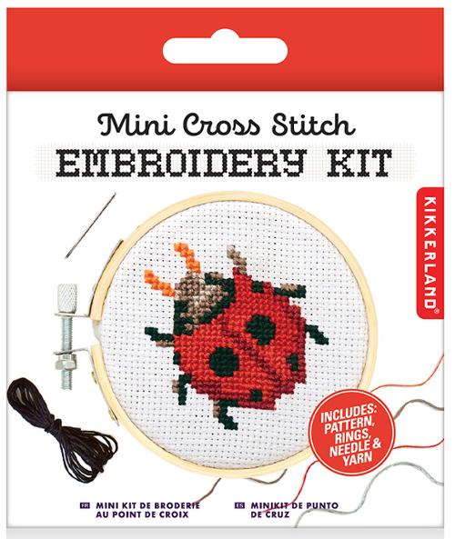 Mini Cross Stitch Lady Bug GG229 Kikkerland#1