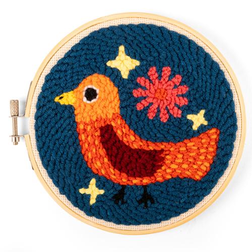 Punch Needle Kit Bird GG260 Kikkerland#1