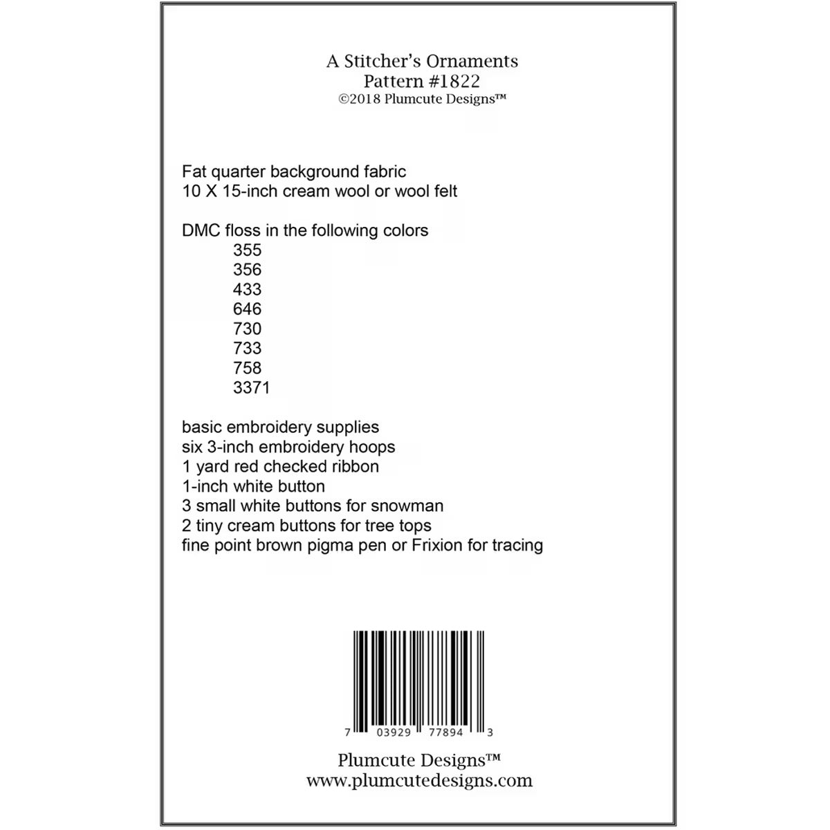 A Stitcher's Ornaments Kit