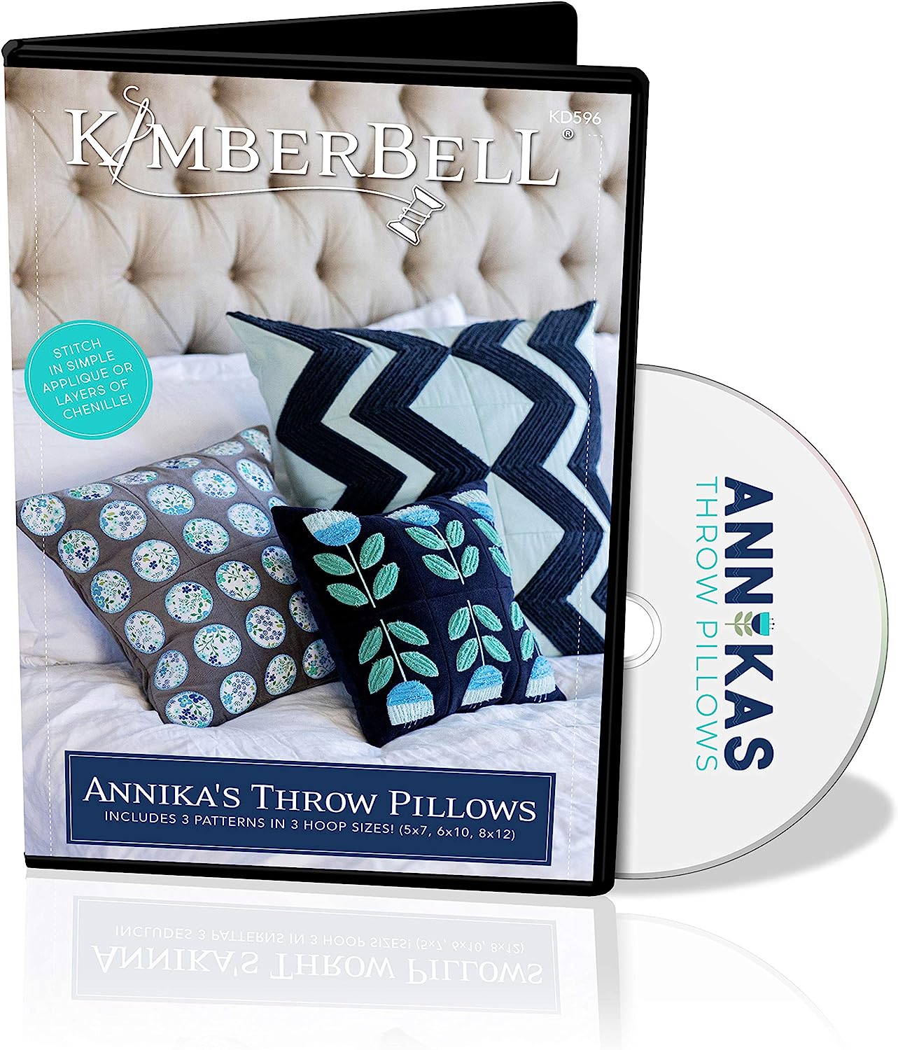 Kimberbell - Annika's Throw Pillows - CD Embroidery File