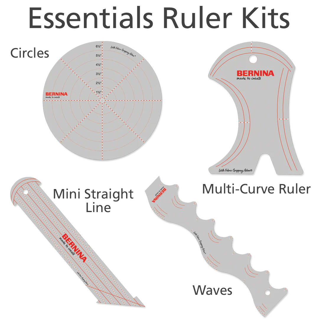 BERNINA Essentials Ruler Kit (4 Piece Set)