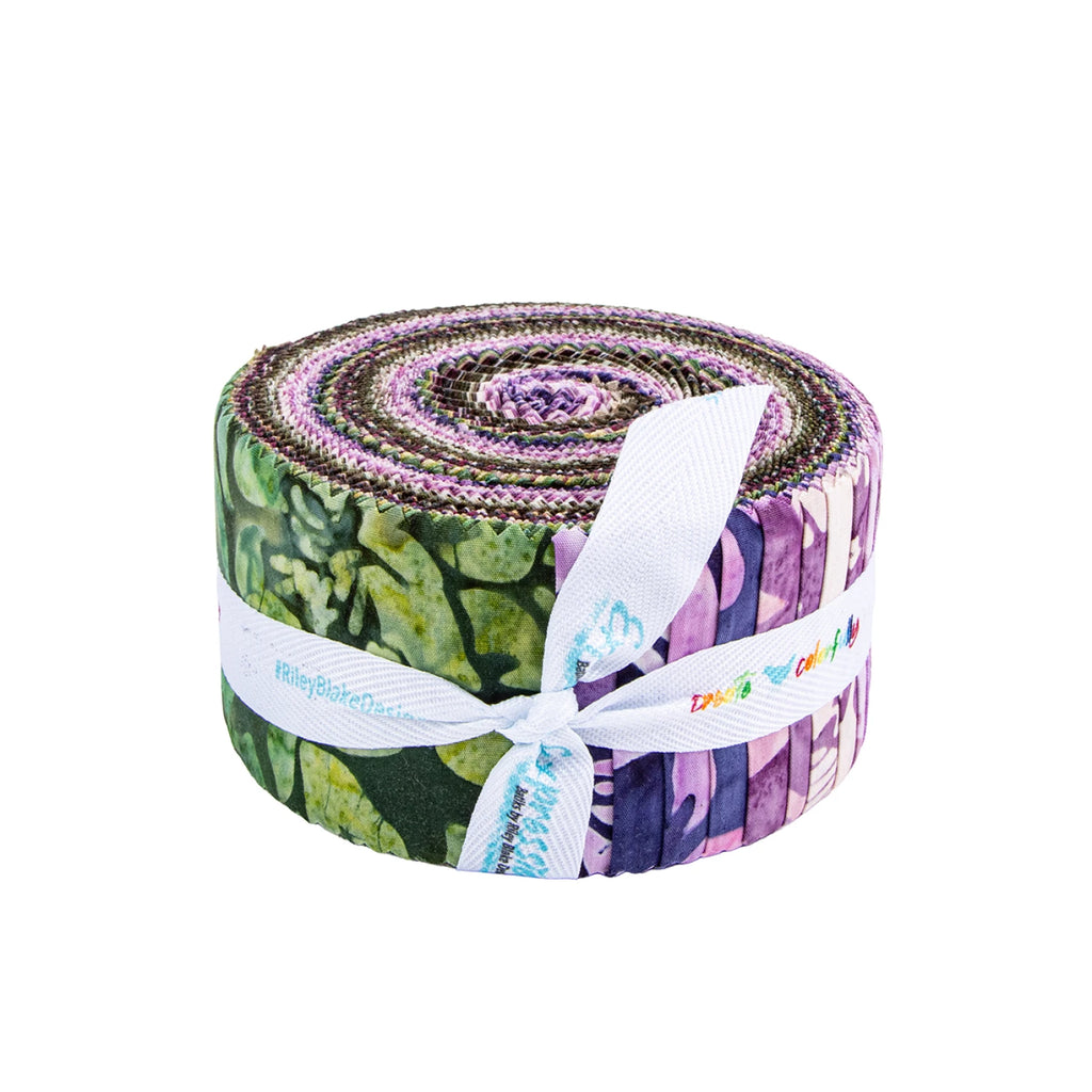Batiks Backyard Birds 2.5" Strip Roll