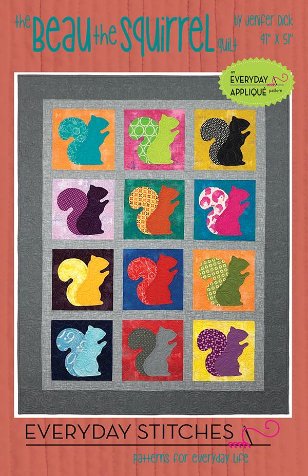 Beau The Squirrel - Quilt Pattern