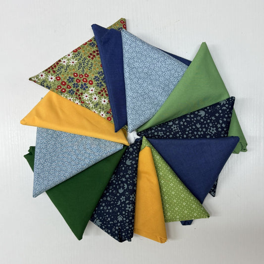 Blue Blossom Meadow - Curated Fat Quarter Bundle