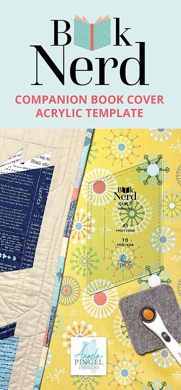 Book Nerd Quilt Template - Cover Only
