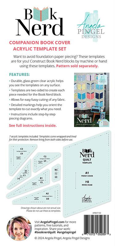 Book Nerd Quilt Template Set