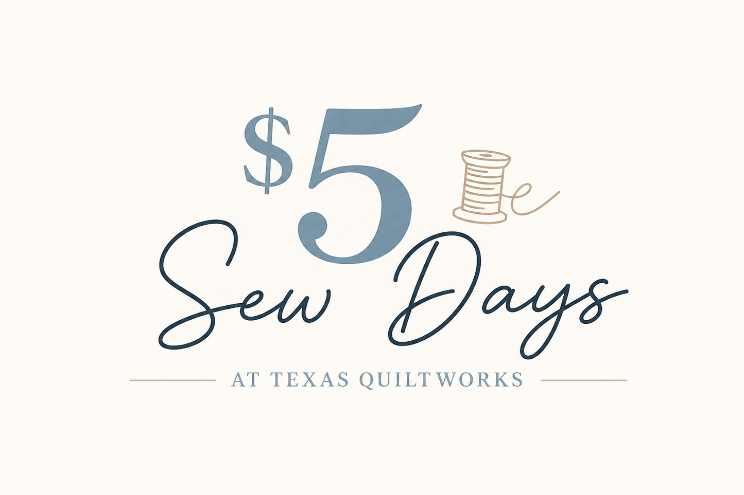 $5 Sewing Days