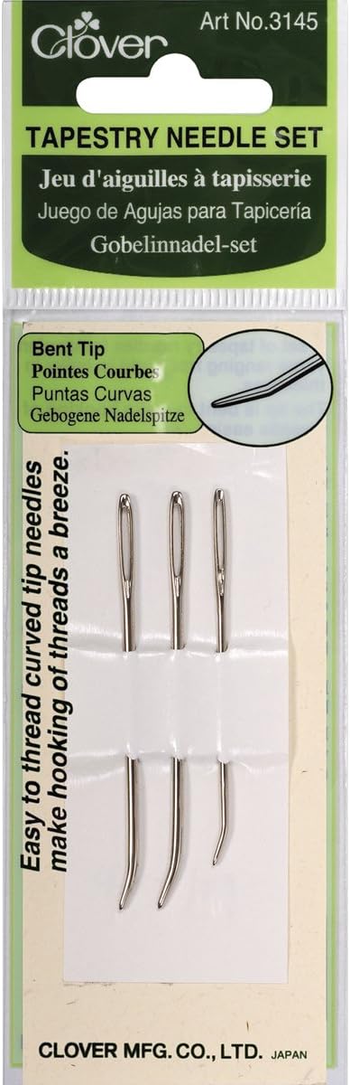 Clover Tapestry 3 Needle Set (Bent Tip)