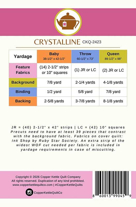 Crystalline Quilt Pattern