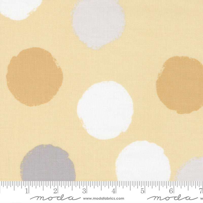 D Is For Dream Yellow Large Polka Dot