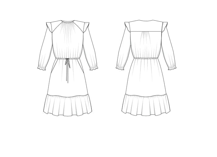 The Davenport Dress by Friday Pattern Co.