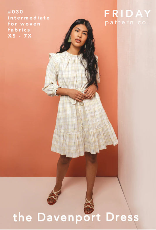 The Davenport Dress by Friday Pattern Co.