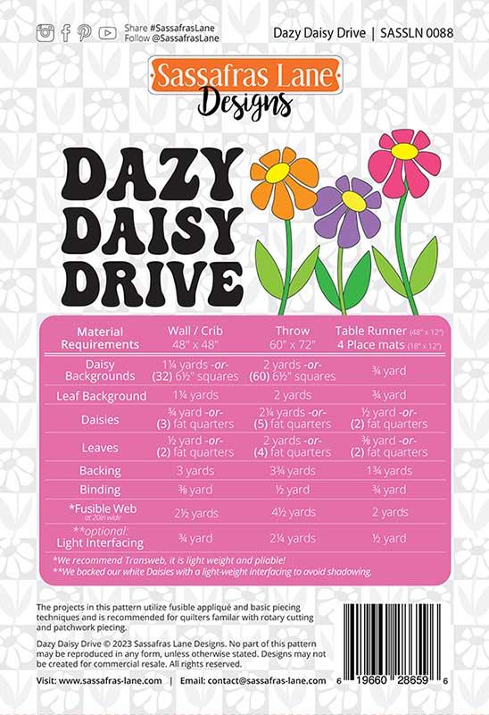 Dazy Daisy Drive Quilt Pattern